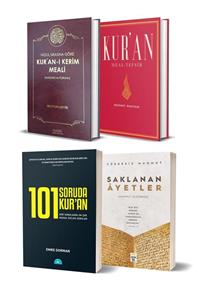 ORTAK AKIL YAYINLARI Kur'an Meal Tefsiri& Kur'an-ı Kerim Meali& Saklanan Ayetler & 101 Soruda Kur'an 4 Kitap Set