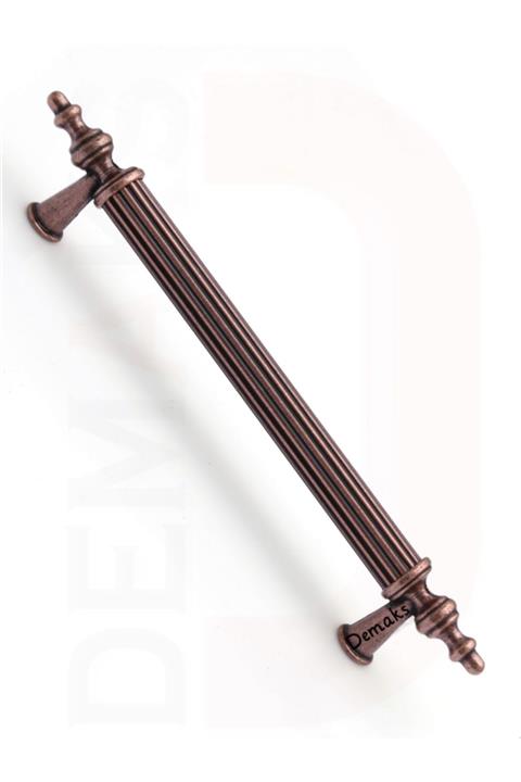Demaks Kumru Antik Bakır 128mm (1ADET) Lüks Mobilya Dolap Çekmece Kulpu