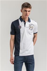 NEW WORLD POLO Denim Yaka Büyük Beden Polo T-shırt