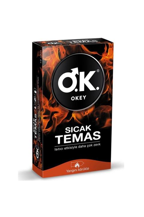 Okey Prezervatif Sıcak Temas 10 Lu