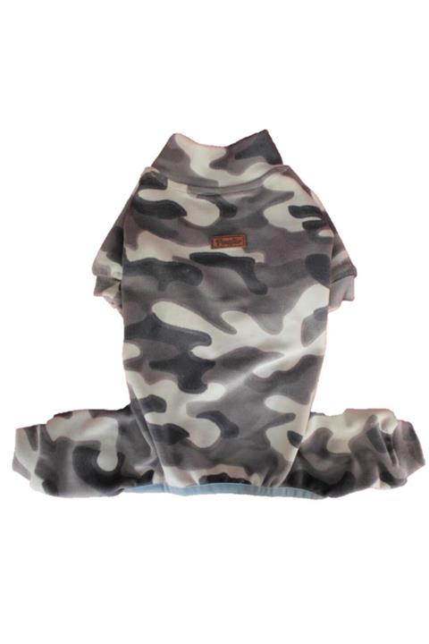Pawstar Camouflage Rompers Kedi Köpek Tulumu - Kedi Köpek Kıyafeti