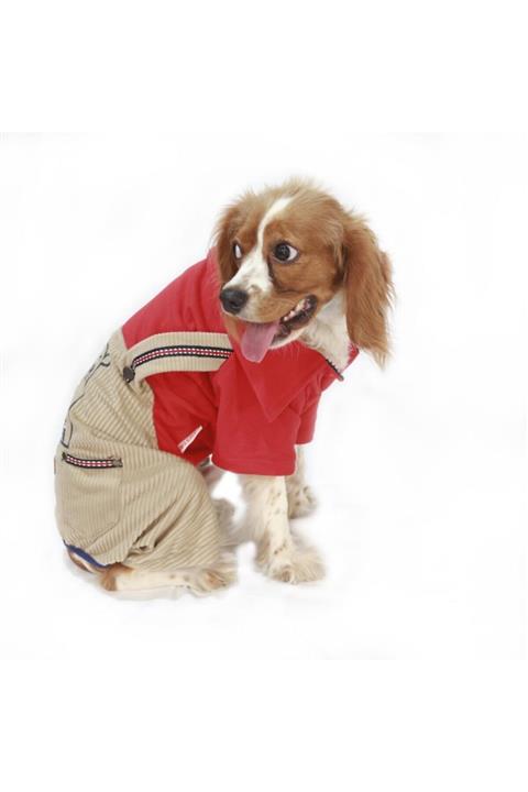 pawin Küçük Ve Orta Irk Cool Dude Red Tulum Xxlarge