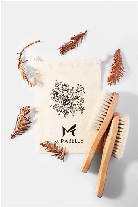 Mirabelle Yumuşak %100 Doğal Keçi Kılı Fırçası Çocuk Tarağı