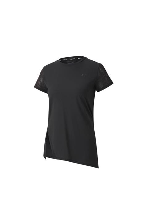Puma Kadın Siyah Koşu Tişörtü Studio Lace Ss Tee 51950902