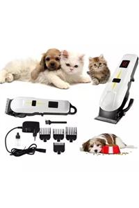 caddeoutlet Jgm-6167 Turbo Kedi Köpek Tıraş Seti Pet Evcil Hayvan Tüy Kesme Tıraş Makinesi