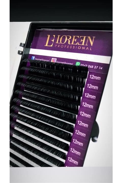 Loreen Professional Ipek Kirpik 0.10 D Kıvrım 11 Mm