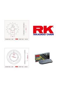 RK Yamaha Xv 250 Vırago Rk X-Ring Zincir Dişli Set 520 Xso-16/45T(1989-2004)