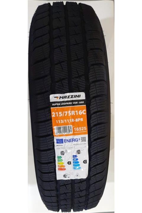MAZZINI 215/75 R16c 113r Superleopardvan As9 4 Mevsim Lastik (üretim Yılı:2021) Sibop Hediye 2157516