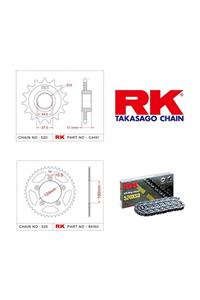 RK Ducati Panıgale 899 Rk X-Ring Zincir Dişli Set 520 Xso 15/44T(2014-2016)