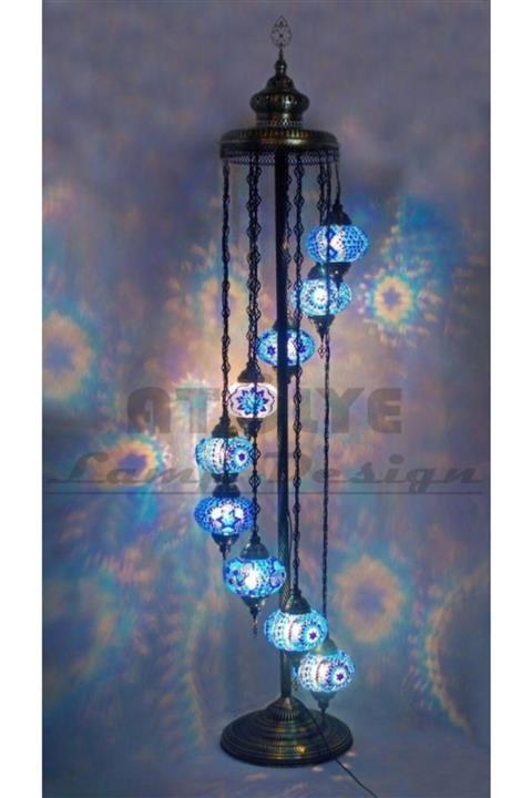 Selçuki Mozaik 9lu Lambader