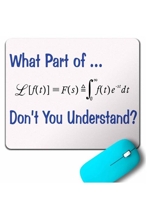 Kendim Seçtim Matematik Denklem What Part Of Don't You Understand Mouse Pad