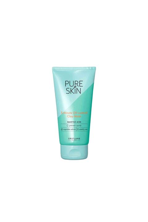 Oriflame Pure Skin 5 Dakikalık Yağ Kontrol Kil Maskesi