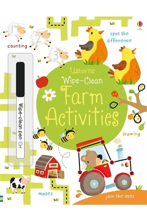 Usborne Wipe-clean Farm Activities