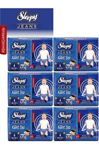 Sleepy Külot Bebek Bezi Jeans Jumbo Beden:4 (7-14kg) Maxi 180 Adet