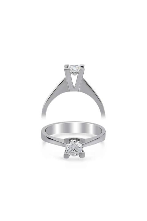 BLUE MOON DIAMOND 0,18 Karat Pırlanta Tektaş Yüzük