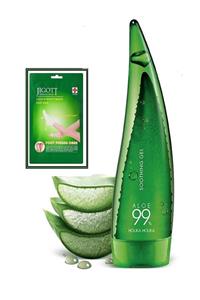 Holika Holika Aloe Vera Jeli 99% Soothing Gel 250ml+jigott Çorap Tipi Soyulan Ayak Maskesi İle