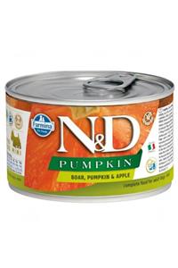 N&D Nd Mini Balkabaklı Yaban Domuzlu Köpek Konservesi 140 Gr