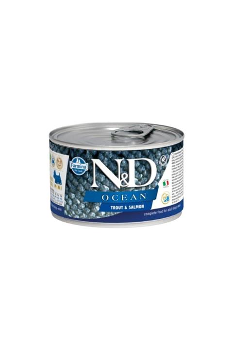 N&D Nd Mini Ocean Alabalık Somonlu Köpek Konservesi 140 Gr