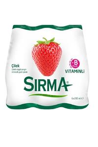 Sırma Soda Çilek Aromalı 200 ml 6'lı