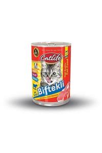 Catlife Biftekli Kedi Konservesi 415 Gr. 12 Adet