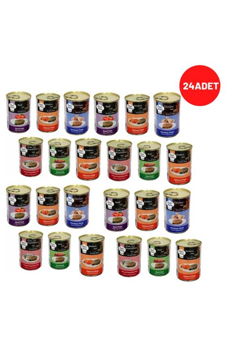 Chef's Choise Chef's Choice Karışık Yetişkin Kedi Konservesi 24x400 Gr