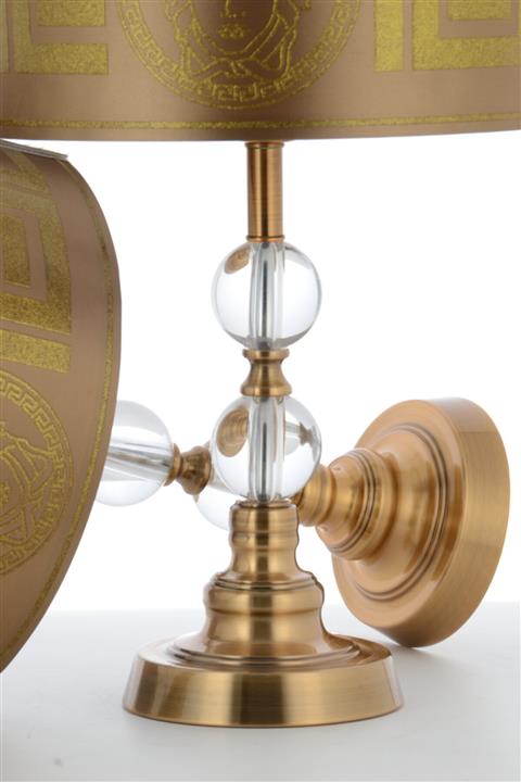 AbajurAksesuar Luxury 2 Li Bronz Abajur