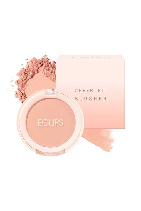 eglips - Cheek Fit Blusher -04 Coral Cheek Fit - 04 Coral Cheek Allık 4 G