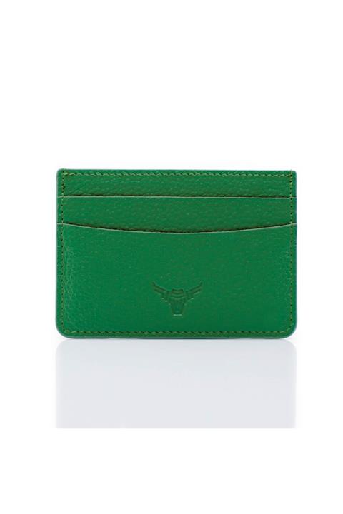 ORGANICRAFT Unisex Ada Yeşili Deri Kartlık