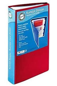 Serve Kartvizitlik 240lı Kırmızı Sy-6024