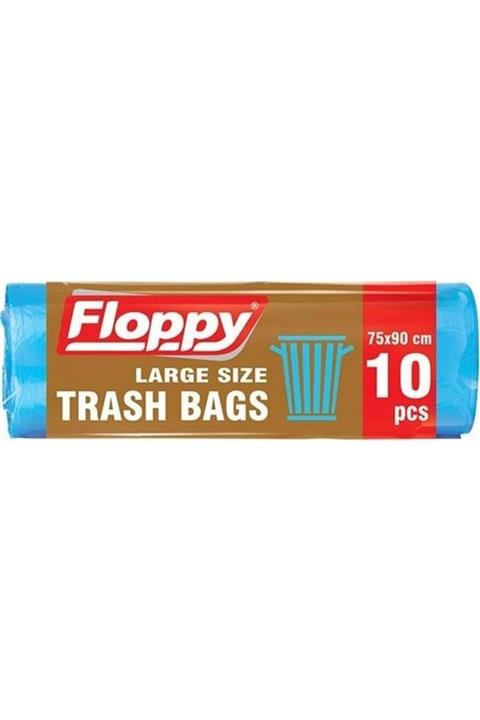 easyso 6 Adet Floppy Battal Boy Çöp Torbası 75x90
