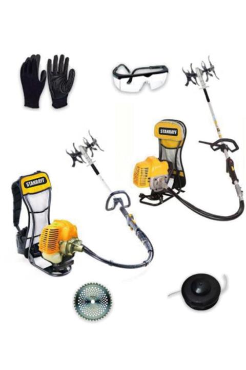 stanrayf Germany 9200 6.2 Hp Sırt Tipi Benzinli Ot Çalı Çim Biçme + Akrobat Çapa Aparatı