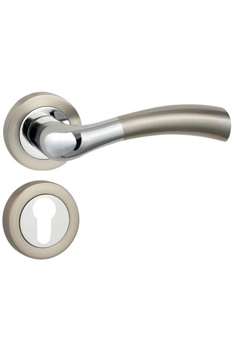 Siba Saros Yale Rozetli Kapı Kolu Takımı