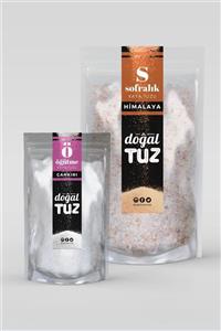 Doğaltuz 1+0,5 Tadımlık Set 10 - 1kg Sofralık (himalaya) + 0,5 Kg Öğütme Çankırı