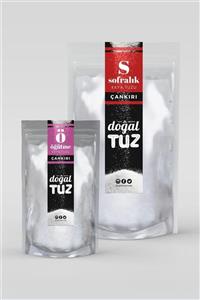 Doğaltuz 1+0,5 Tadımlık Set 4 - 1kg Sofralık (çankırı) + 0,5 Kg Öğütme (çankırı) - Doğal Tuz