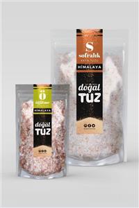 Doğaltuz 1+0,5 Tadımlık Set 12 - 1kg Sofralık (himalaya) + 0,5 Kg Öğütme (himalaya) - Doğal Tuz