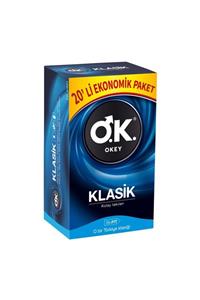 Okey Klasik Ekonomik Prezervatif 20'li