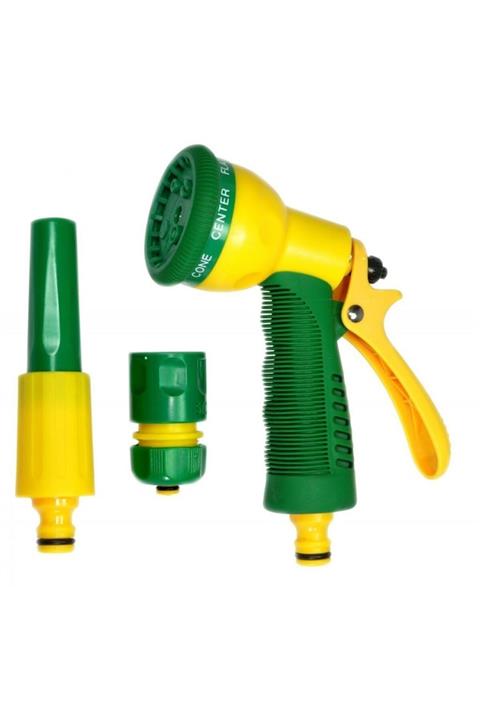 Eltu 7 Farklı Fonksiyon Sprey Sulama Hortum Tabancası 3'lü Set