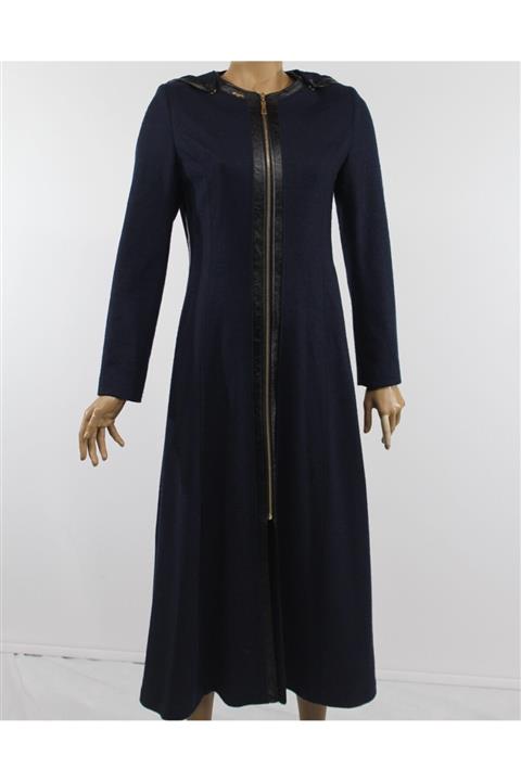 ZENGİN Kadın Lacivert Pardesü