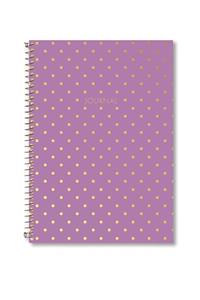 Le Color Sert Kapak Spiralli Noktalı Defter 17x24 Shıne