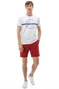 Nautica ERKEK SLIM FIT KIRMIZI BERMUDA Şort B01018T