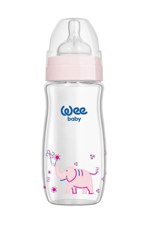 Wee Baby Beyaz Klasik Plus Cam Biberon 280ml