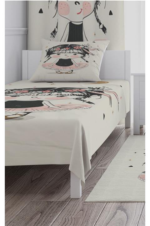 CİCİ TASARIM ÜRÜNLERİ Dans Eden Kız Yatak Örtüsü