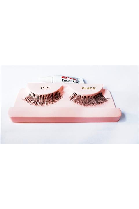 Bonhair Mona Lady Eyelashes Clis Siyah Ipek Takma Kirpik + Yapıştırıcı