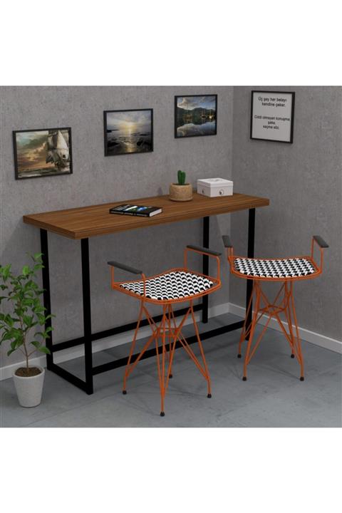 Kenzlife Knsz kafes tel bar taburesi 1 li artis55 trnkono kolçaklı ofis cafe bahçe mutfak