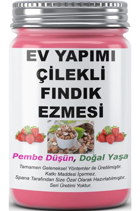 SPANA Çilekli Fındık Ezmesi Ev Yapımı Katkısız 330gr
