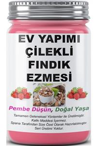 SPANA Çilekli Fındık Ezmesi Ev Yapımı Katkısız 330gr