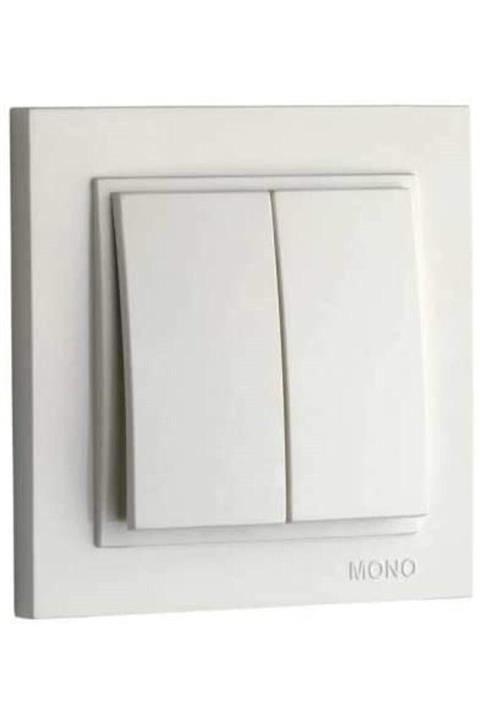 MONO Beyaz Anahtar Komilatör M+k Despina/ Larissa Serisi