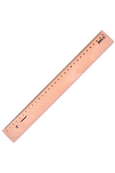YILDIZ Cetvel 30 cm Tahta