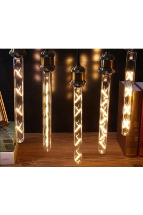 Helios Çubuk / Tüp Edison Rustik Led Ampul 8 Watt 30 Cm (t30) Led Filament Tasarruflu (faturalı Garantili)