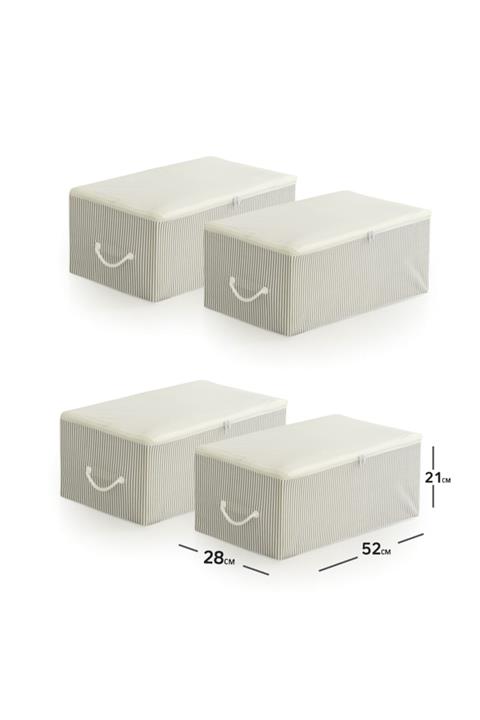 seçkin plastik 4'lü Orta Boy Beyaz Hurç Set